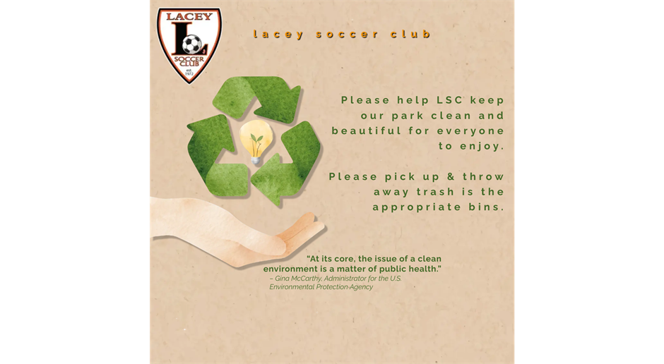 Please Help Keep the Parks Clean